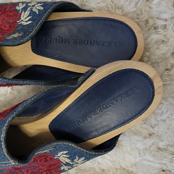 ❤️🔥❤️🔥❤️🔥ALEXANDER MCQUEEN denim clog!((RARE)) - Picture 6 of 9